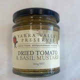 Yarra Valley Dried Tomato & Basil Mustard 210g