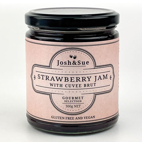 Josh&Sue Strawberry Jam with Cuvee Brut 300g