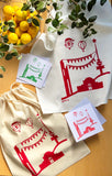 Gatbi Icons Christmas Tea Towel
