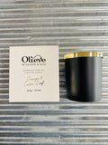 Olive Oil & Soy Wax CHRISTMAS Candle with Orange & Cedar Leaf 300g