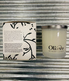 Olive Oil & Soy Wax Candle, Black Pepper & Lavender 300g