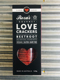 Roza's Gourmet Love Beetroot Crackers 120g