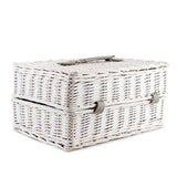 2 Wines Picnic Basket Perfect for two (White)