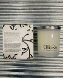Olive Oil & Soy Wax Candle, Amber & Lotus Blossom 300g