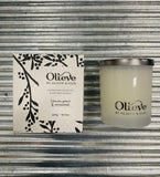 Olieve&Olie Olive Oil & Soy Wax Candle, Lemon Grass & Rosewood 300g