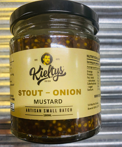 Kieltys Stout-Onion Mustard